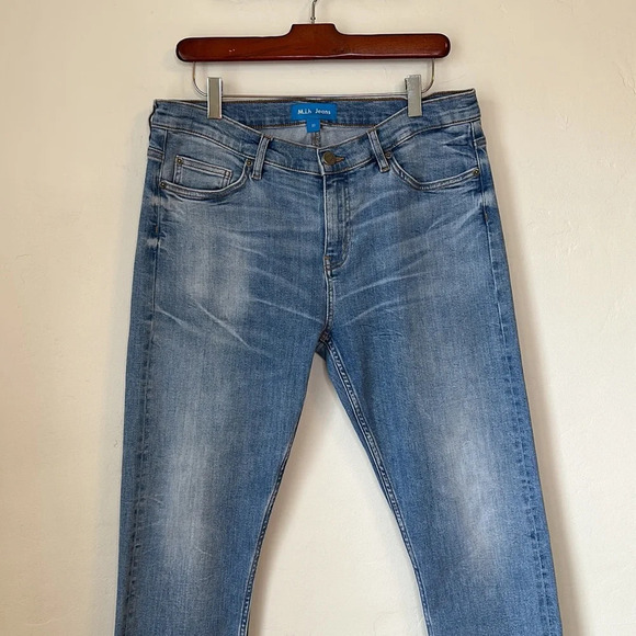M.I.H. Mid Rise Skinny Boyfriend Tomboy Light Blue Wash Jeans, 31 - Picture 2 of 13